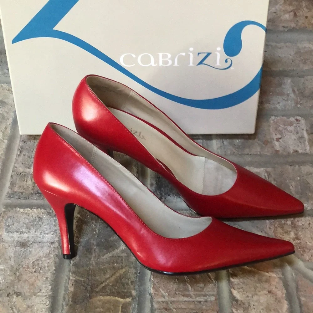 Cabrizi Red Heels NWB - Picture 4 of 4